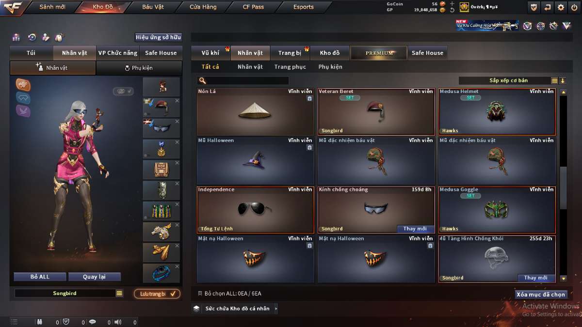 shop acc cf uy tin gia re